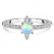 Opal Ring - Topaz Band