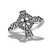 Celtic Cross with Triquetras Ring