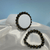 Peaceful Tibetan mantra wooden bracelet with "Om Mani Padme Hum" for inner calm and focus.