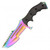 11" Rainbow Hunting Knife