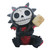 Cute dragon-themed skeleton figurine holding snack, playful Furrybones-style collectible decor