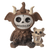 Mastodon resin figurine featuring a cute bat-inspired skeleton character with large wings and a small bat companion.