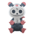 Cute gray possum Furrybones resin figurine with a skeleton face, large eyes, and pink accents on the ears, hands, and feet.