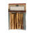 A bundle of natural, raw Palo Santo wood sticks sealed in clear plastic retail packaging with a hanging tab.