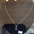 Amethyst Drop Pendant Necklace