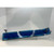 Mosaic Sled Incense Burner, blue and white mosaic design on a rectangular elongated dish with a small stand.