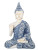Decorative Buddha statue in detailed blue design, perfect for meditation and relaxation spaces