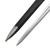 Close-up of a silver high carbon steel long sword blade highlighting its polished finish and sharp edge.