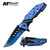 Black & Blue Blade Pocket Knife