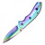 Assisted Iridescent Skull Pocket Knife