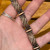 Magnetic Linked Copper Bracelet - Striped