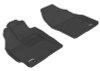 3D MAXpider Kagu Black 1st Row Floormat for 2012-2017 Toyota Prius & Prius V - Custom Fit, Durable, & Stylish Protection