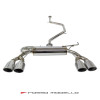 Dual Oval Tip Muffler for Toyota Prius 2023-2024