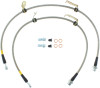 Upgrade your Lexus CT200h with StopTech Stainless Steel Front Brake Lines for enhanced performance and safety. Experience superior braking today!