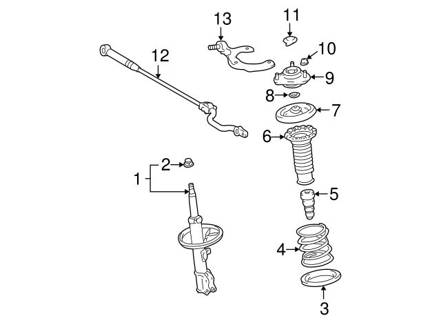 OEM Toyota Upper Front Strut Insulator Boot for Prius 2004-2009 | Enhance Ride Comfort & Protect Struts