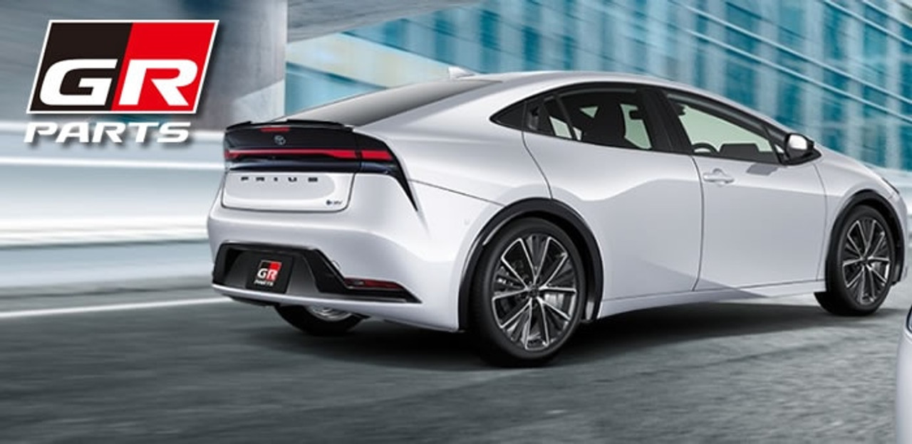 Shuta Sangaプリウス等に！ブランドルライン+ダンロップ2024年 Toyota Prius 2023 - 2026 TRD Tailgate Spoiler