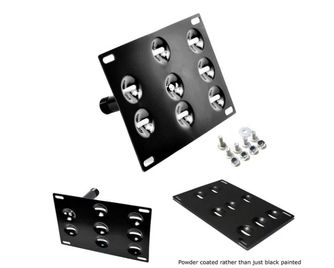 Front Bumper Tow Hook License Plate Bracket Toyota