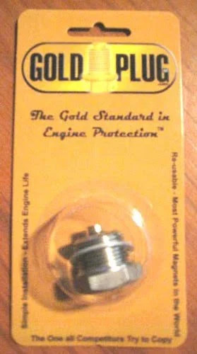 Toyota Prius / Lexus CT200h Stainless Steel Magnetic Drain Plug. Pulls metal particles from your oil. 1" Hex Head M18 x 1.50 Threads, 12.5mm Thread Length, 25.4mm