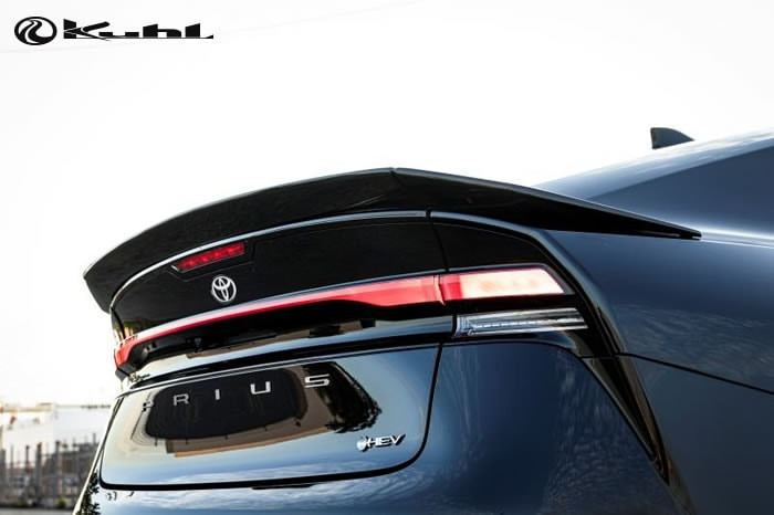 KUHL RACING Rear Wing for 2023-2026 Toyota Prius 60 Series - Black
