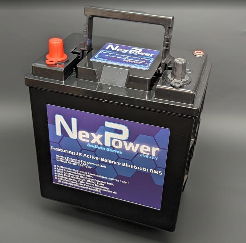 NexPower 12V  Sodium-ion Auxiliary Car Battery for Toyota Prius