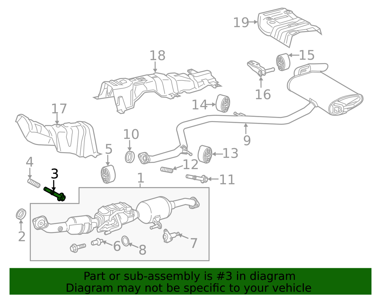 Genuine Toyota Exhaust Manifold Bolt for Prius (2010-2022) & Lexus CT200h - Premium Quality Performance Upgrade