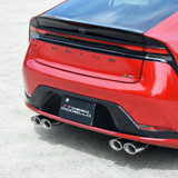 Dual Oval Tip Muffler for Toyota Prius 2023-2024