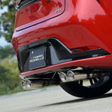 Rosso Modello Dual Oval Tip Muffler for Toyota Prius 2023-2026