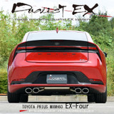 Dual Oval Tip Muffler for Toyota Prius 2023-2024