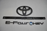 Toyota  Prius 2023 -2025 Matte Black or Piano Black Emblem 4-piece SET Genuine/Plated/Black