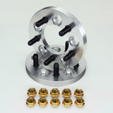 Eight Prince Wheel Spacers - 15mm / 12x1.50 / 5x100 for Toyota Prius / Lexus CT200h