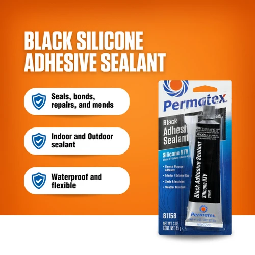 Permatex Ultra Black RTV Silicone Maximum Oil Resistance Gasket Maker 3oz