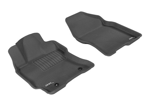3D MAXpider Black Kagu 1st Row Floormat for 2004-2009 Toyota Prius - Custom Fit, Durable Protection with Anti-Skid Backing - L1TY14511509