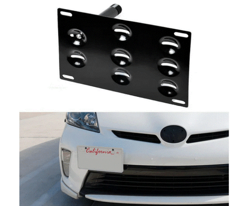 Front Bumper Tow Hook License Plate Bracket Toyota