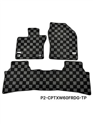 P2M Toyota Prius (XW60) 2023+ Race Floor Mats : Dark Grey