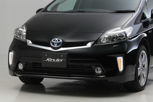 Toyota Prius (2012-2015) Revier - Clear LED Daytime Running Lights/Turn Signal Lamps Version 4
