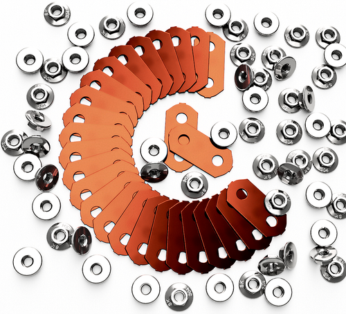 Polished Copper BUS BARS & SS NUTS for Prius (2004-2015) & Lexus CT200h