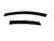 Photo - out of packageAVS 10-15 Toyota Prius (Excl. V Model) Ventvisor Outside Mount Window Deflectors 4pc - Smoke - 94181