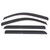 AVS 10-15 Toyota Prius (Excl. V Model) Ventvisor Outside Mount Window Deflectors 4pc - Smoke - 94181