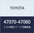 Lexus CT200h Pump Assembly, Brake Booster 47070-47060