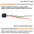 Cam Shaft Position Sensor CPS Connector w/6" Pigtail Wire For Lexus CT200h / Toyota Prius 2010-2015 / Prius V
