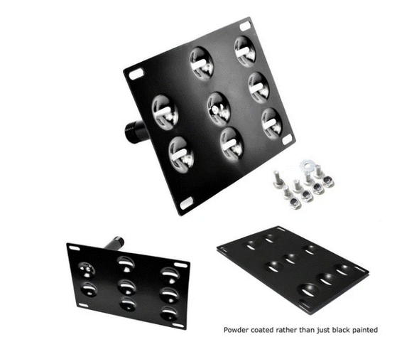 Front Bumper Tow Hook License Plate Bracket Toyota