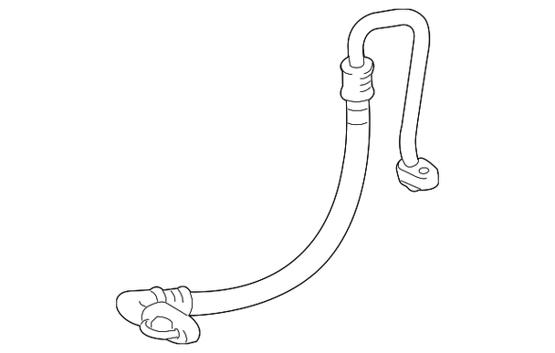 A/C Discharge Hose for Toyota Prius 2010-2015