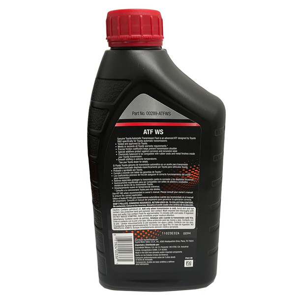 Genuine OEM Toyota ATF WS 4 Quarts Automatic Transmission Fluid