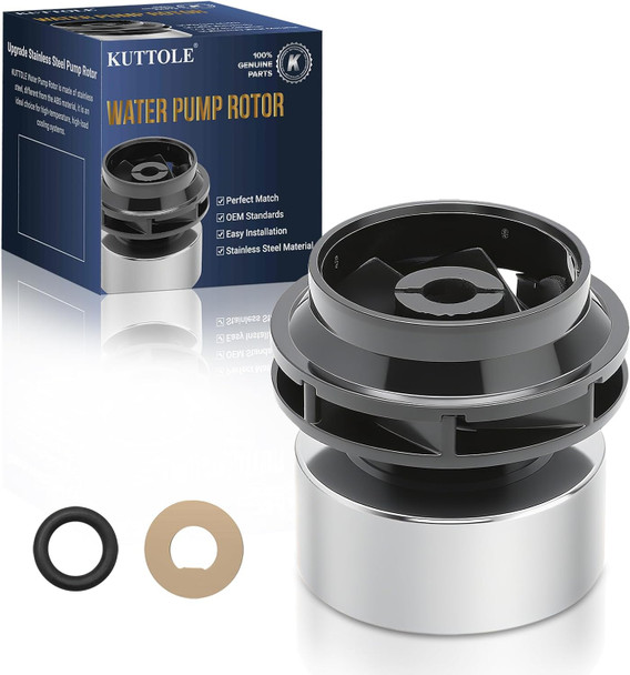 Upgrade Stainless Steel Electric Water Pump Rotor Compatible for Toyota Prius 2010 -2022 / Lexus CT200h  2010-2016