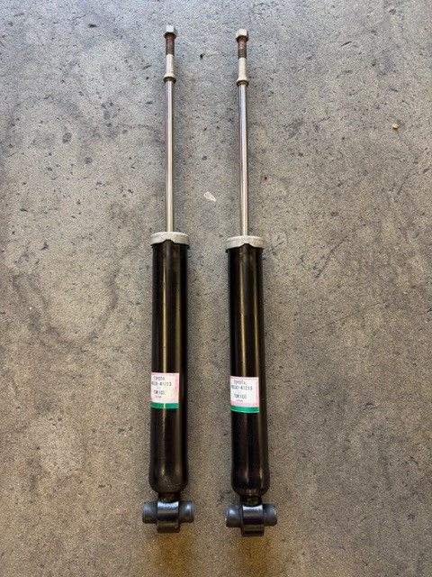 Genuine OEM Toyota Prius V 2012-2017 Left & Right Rear Shock Absorber Strut Set - Part #48530-47213