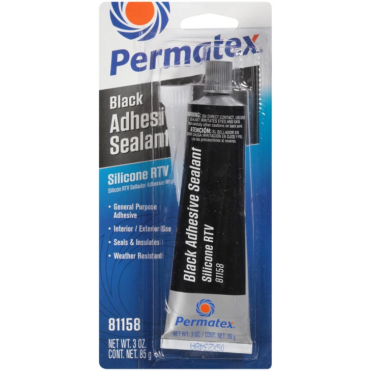 Permatex® Ultra Black RTV Silicone Gasket Maker, .3 OZ