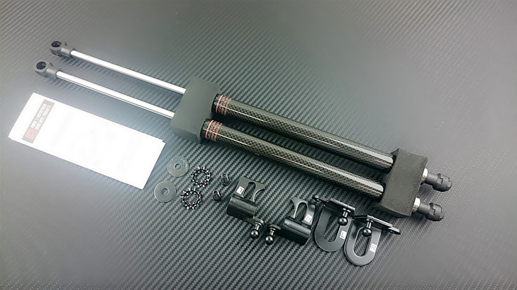 Carbon Black Hood Damper for Toyota Prius 2010 - 2015