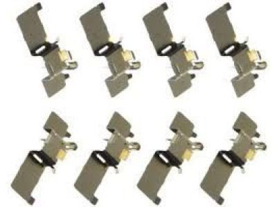 Toyota OEM Brake Pads Hardware Rear Kit - Prius 2010-2018