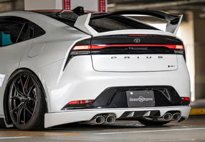 Enhance the aerodynamics of your Toyota Prius 2023-2026 with our sleek rear wing. Experience improved performance and a stylish look. Shop now!