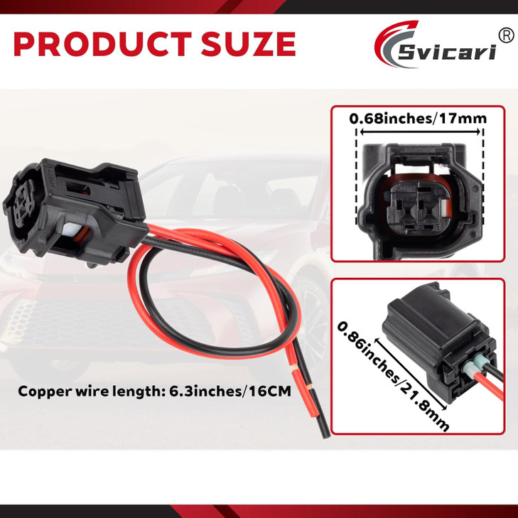Female ABS Wheel Sensor Connector for Toyota Prius 2010-2015 / Prrius V / Lexus CT200h